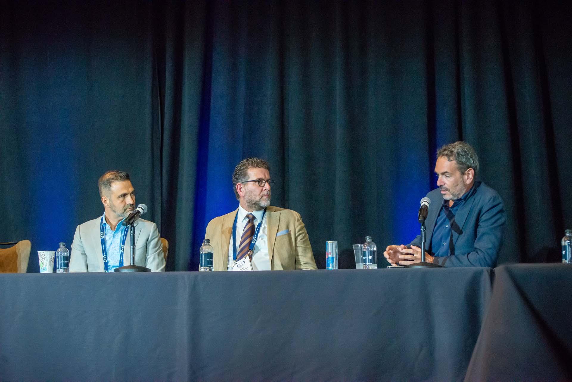 Panel discussion at CVI 2025 in the Challenging Case Competition.
